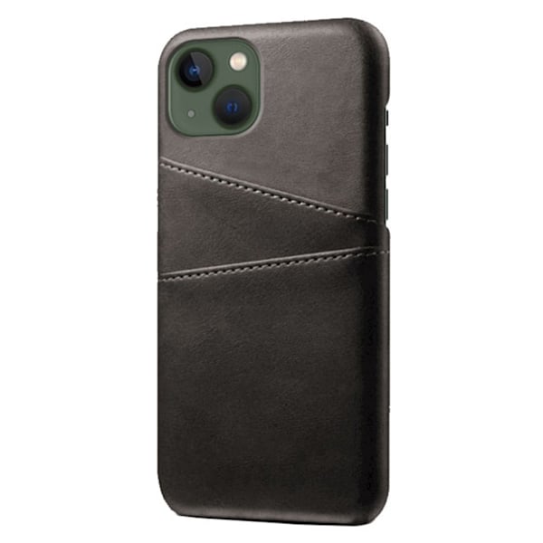 Dual Card iPhone 14 cover - Sort Black