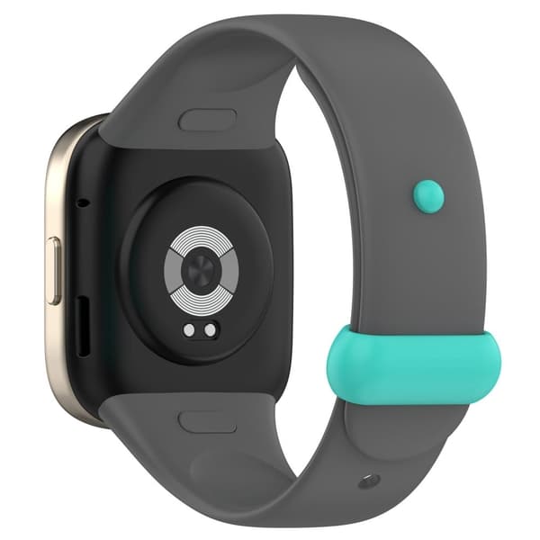 Xiaomi Redmi Watch 3 / Mi Watch Lite 3 silikonerem - Mørkegrå / Mørkegrå Silver grey