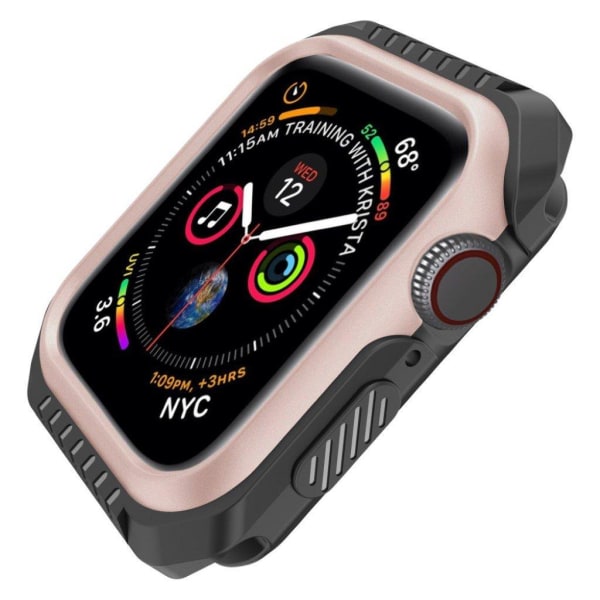 Apple Watch Series 5 40mm holdbar metal Ramme - Rødguld Pink