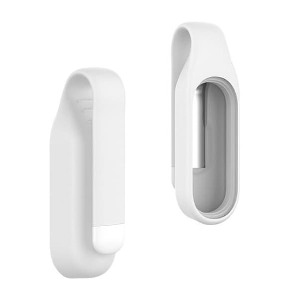 Xiaomi Mi Smart Band 4 / 3 silikoni solki runko - Valkoinen White