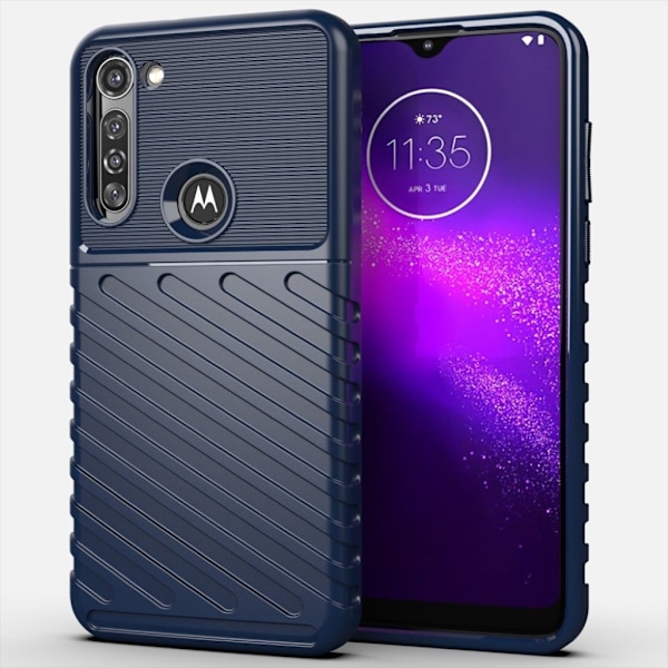 Thunder Motorola Moto G8 Power skal - Blå Blå