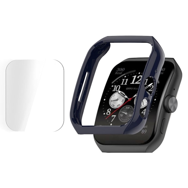 Oppo Watch 3 Pro-skydd med skärmskydd - Blå Blå