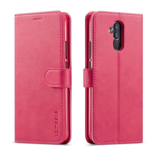 LC.IMEEKE Huawei Mate 20 Lite mobiletui i kunstlæder med korthol Pink