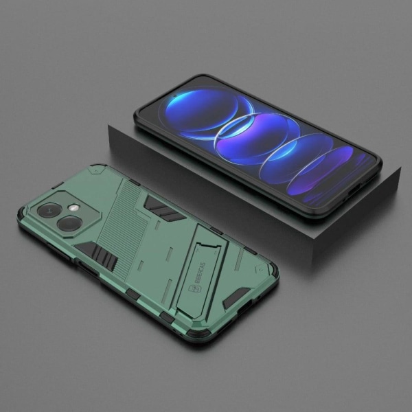 Stöttåligt Xiaomi Redmi Note 12 hybridskal - Grön Grön