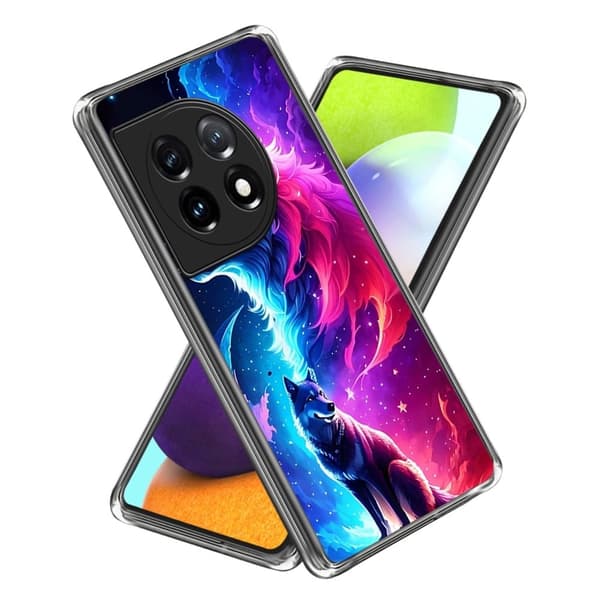 Deco OnePlus Ace 3 / OnePlus 12R deksel - Stjerneklar Ulv Blue