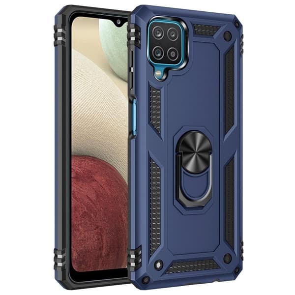 Bofink Combat Samsung Galaxy A12 5G kotelot - Sininen Blue
