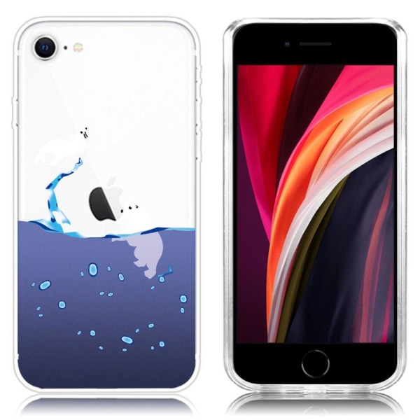 Deco iPhone SE 2020 cover - Blå Blue