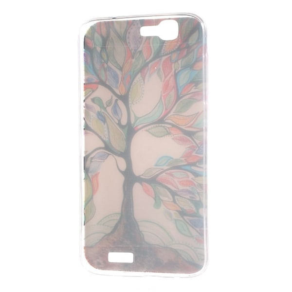 Westergaard Huawei AAscend G7 Cover - Farverigt Træ Multicolor