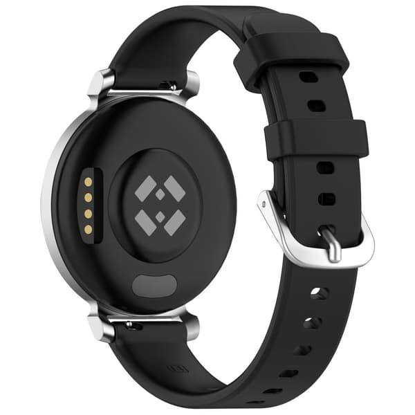 Garmin Lily 2 Smartwatch Strap Replacement Justerbart silikonbånd - Svart Black