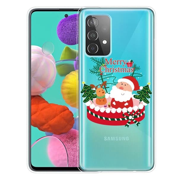 Juletaske til Samsung Galaxy A13 4G - Julemand Og Julemand Red