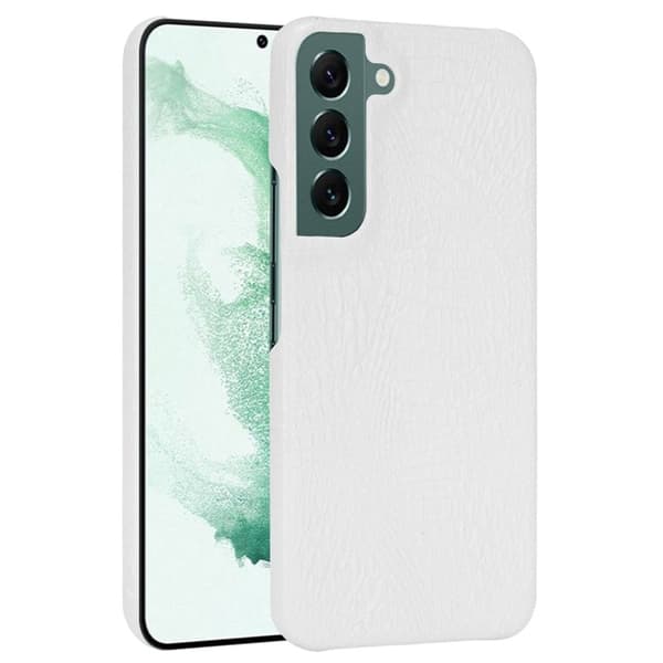 Croco Samsung Galaxy S22 skal - Vit Vit