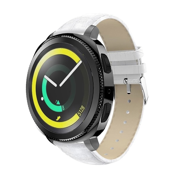 Samsung Gear Sport Rem i ægte læder - Hvid White