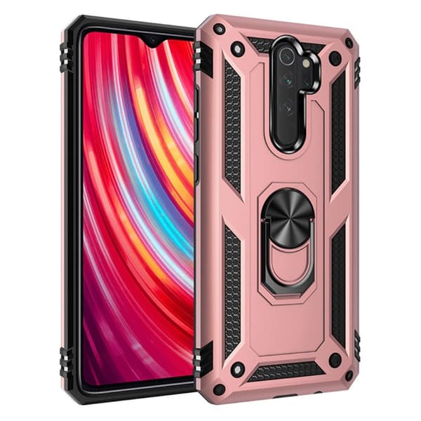 Bofink Combat Xiaomi Redmi Note 8 Pro kuoret - Ruusukulta Pink