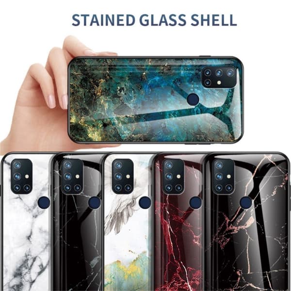 Fantasy Marmor OnePlus Nord N10 5G skal - Svart Svart