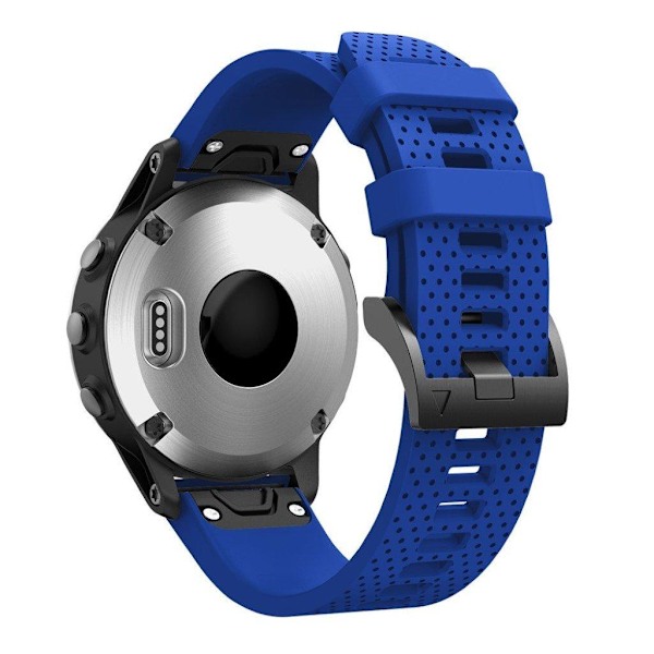 Stylish silicone watch band for Garmin Fenix 5S - Dark Blue Blå