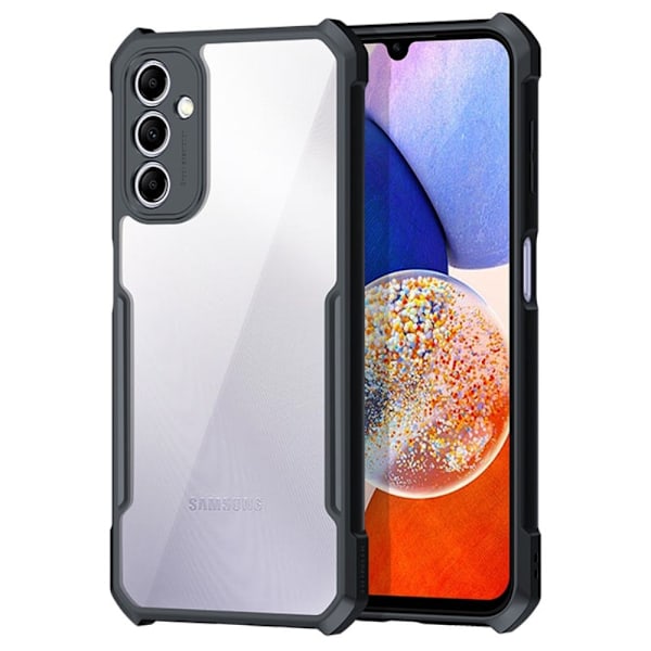 Stødsikkert hybridcover til Samsung Galaxy A14 - Sort Black