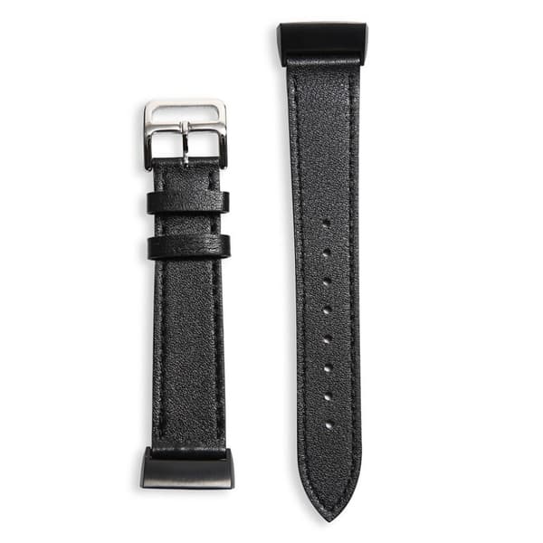 Fitbit Charge tre ekte ur band - Svart Black