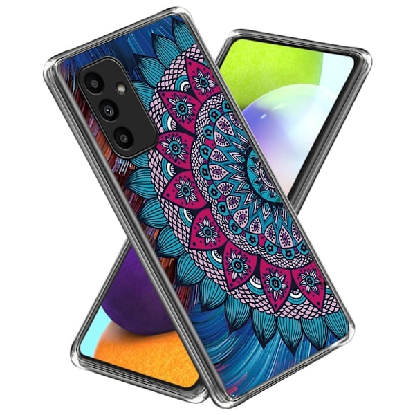 Deco Samsung Galaxy A15 deksel - Mandalablomst Multicolor