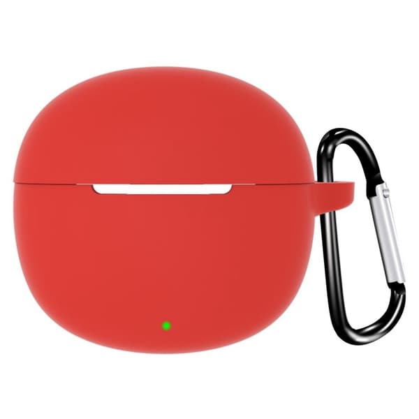 QCY T20 AilyPods silikonikotelo soljella - Punainen Red