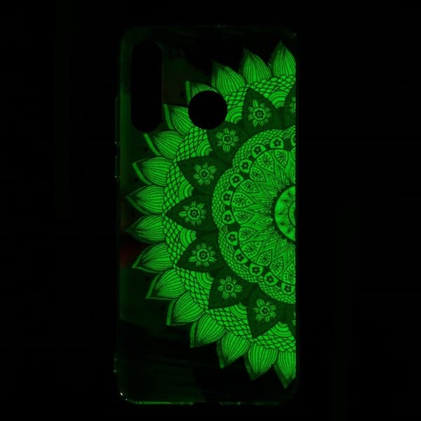 Huawei P30 Lite Selvlysende Etui - Mandala Multicolor