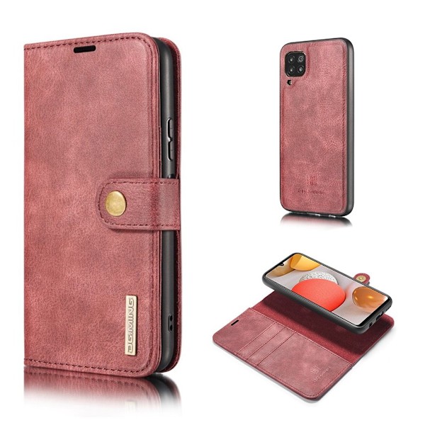 DG.Ming 2-i-1 Samsung Galaxy A42 5G fodral - Röd Röd