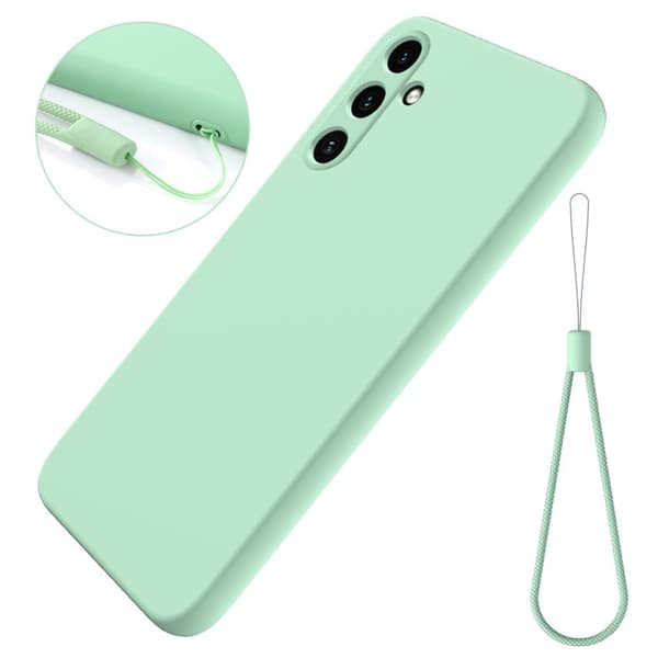 Matte Liquid Samsung Galaxy M15 silikone cover - Grøn Green