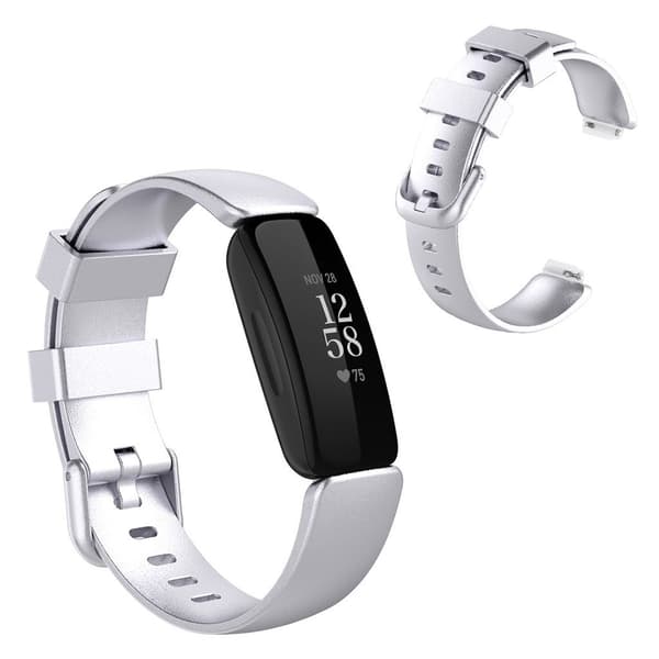 Fitbit Inspire 2 yksinkertainen kellonauha - Hopea / Koko: L Silver grey