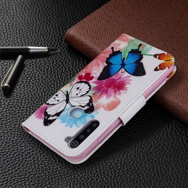 Wonderland Xiaomi Redmi Note 8T etui – Livlige Sommerfugle Multicolor