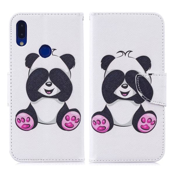 Wonderland Xiaomi Redmi Note 7 / Xiaomi Redmi Note 7S / Xiaomi Redmi Note 7 Pro flip kuoret - Söpö Panda Multicolor