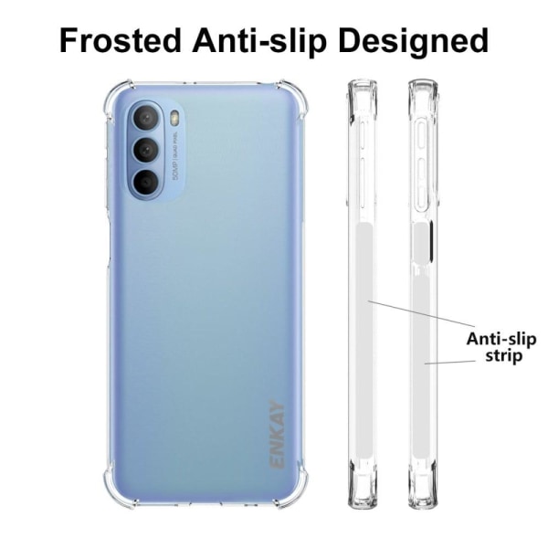 ENKAY clear drop-proof case for Motorola Moto G41 / G31 Transparent