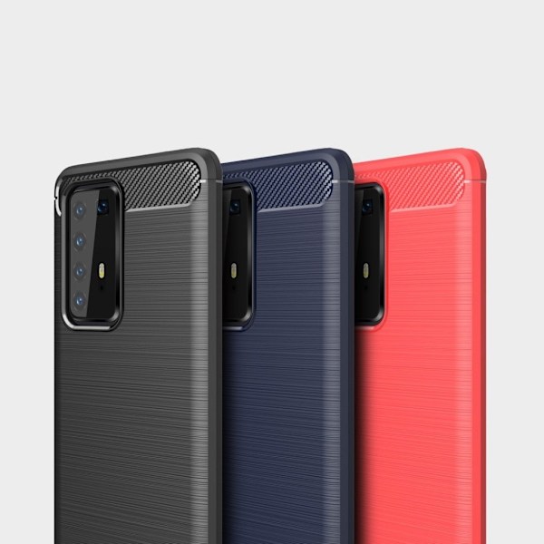 Carbon Flex Huawei P40 Pro kotelot - Musta Black