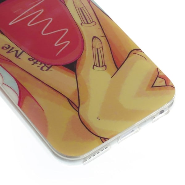 Hot Breasts Girl Glossy Flexible Cover Case iPhone 6s / 6 4,7 tommer Multicolor