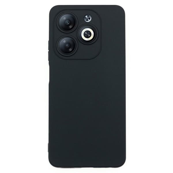 Blødt og mat Infinix Smart 8 cover Black
