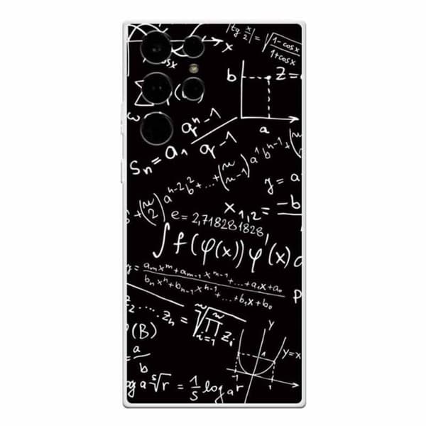 Deco Samsung Galaxy S23 Ultra skal - Matematisk Formel Svart