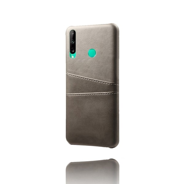Dual Card Cover - Huawei P40 Lite E - Grå Silver grey