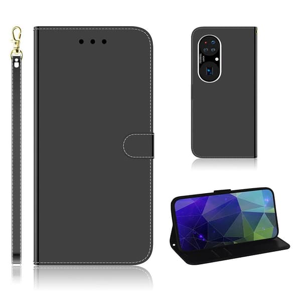 Mirror Huawei P50 fodral - Svart Svart