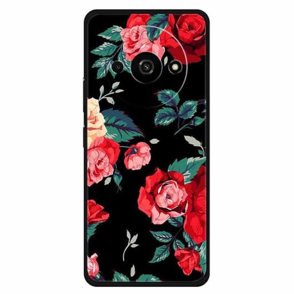 Imagine Xiaomi Redmi A3 / Xiaomi Poco C61 kotelot - Musta / Ruusu Pink