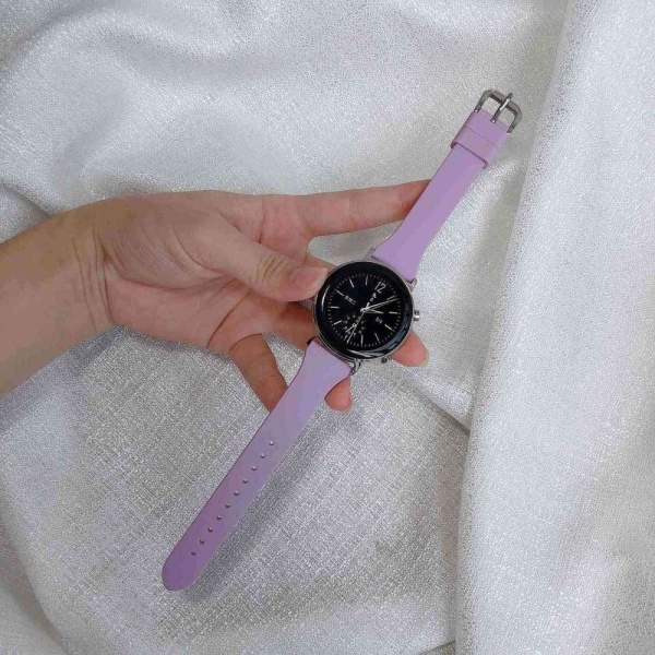 20mm Universal silicone watch strap - Midnight Blue Blå