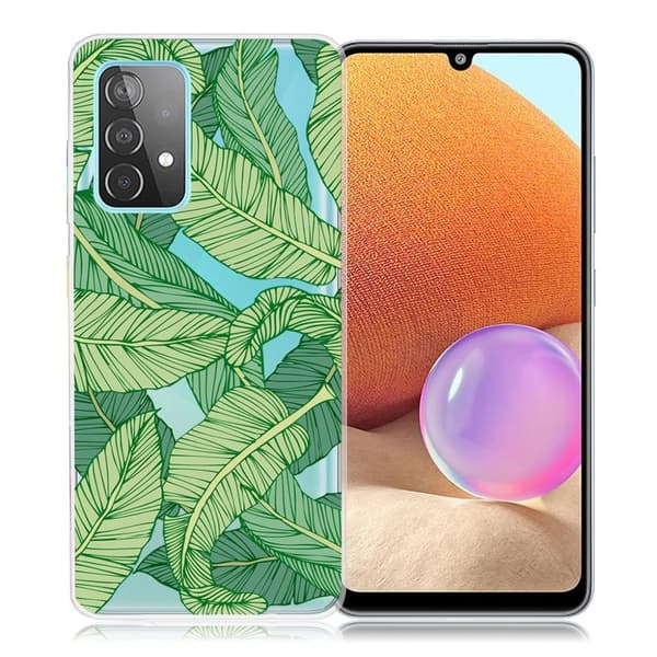 Deco Samsung Galaxy A32 skal - Grönt Blad Grön