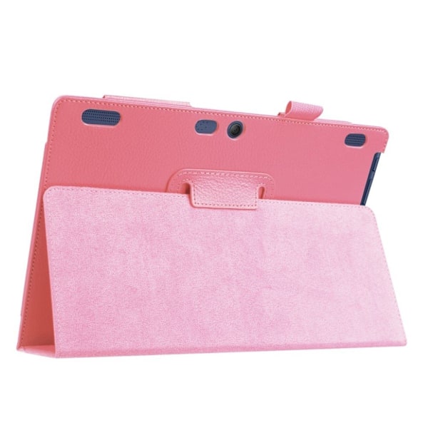 Lenovo Tab 10 TB-X103F etui med stativ i kunstlæder - Lyserød Pink