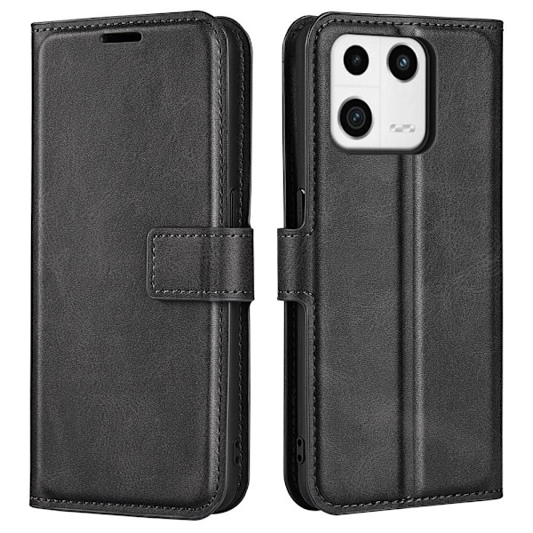 Lompakko Nahkakotelo For Xiaomi 13 - Musta Black