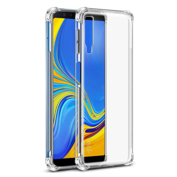 IMAK Samsung Galaxy A7 (2018) fallskyddsfodral - Transparent Transparent