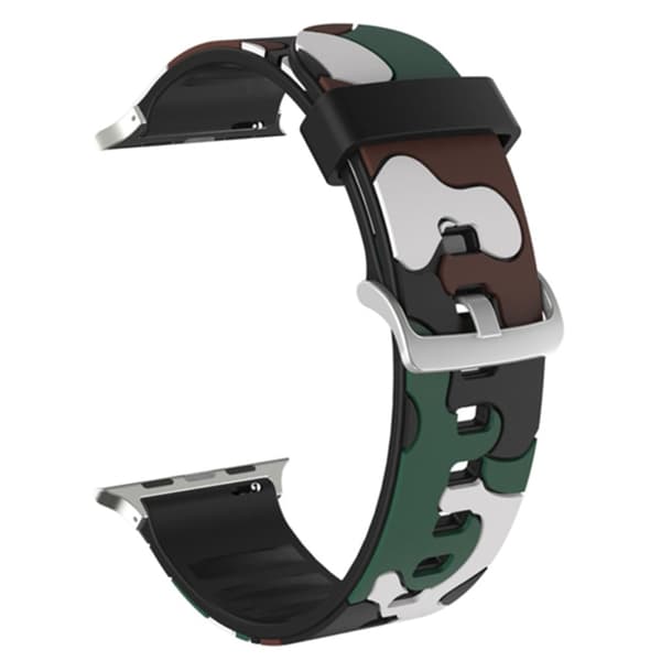 Apple Watch (41mm) cool camouflage silikone urrem - Camouflage Brun Brown