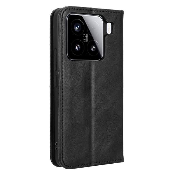 Bofink Vintage Xiaomi 15 nahkakotelo - Musta Black