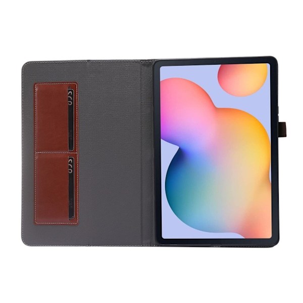 Crazy Horse Samsung Galaxy Tab S7 läder flip fodral - brun Brun