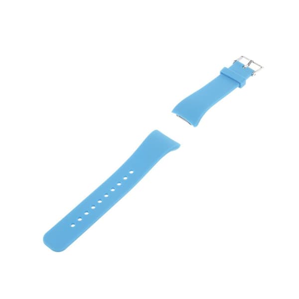 Silikon Håndleddstropp for Samsung Gear Fit 2 - Babyblå Blue
