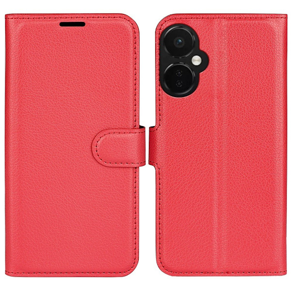 Classic OnePlus Nord CE 3 Flippetui - Rød Red