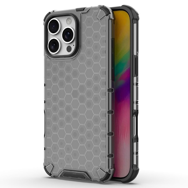 Bofink Honeycomb iPhone 16 Pro Max deksel - Svart Black