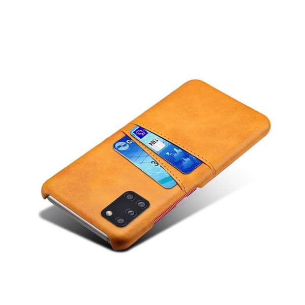 Dual Card etui - Samsung Galaxy A31 - Orange Orange