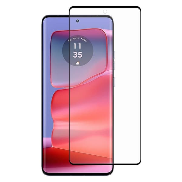 Motorola Edge 50 Pro kosketusherkkä ja temperoitu suojalasi Transparent